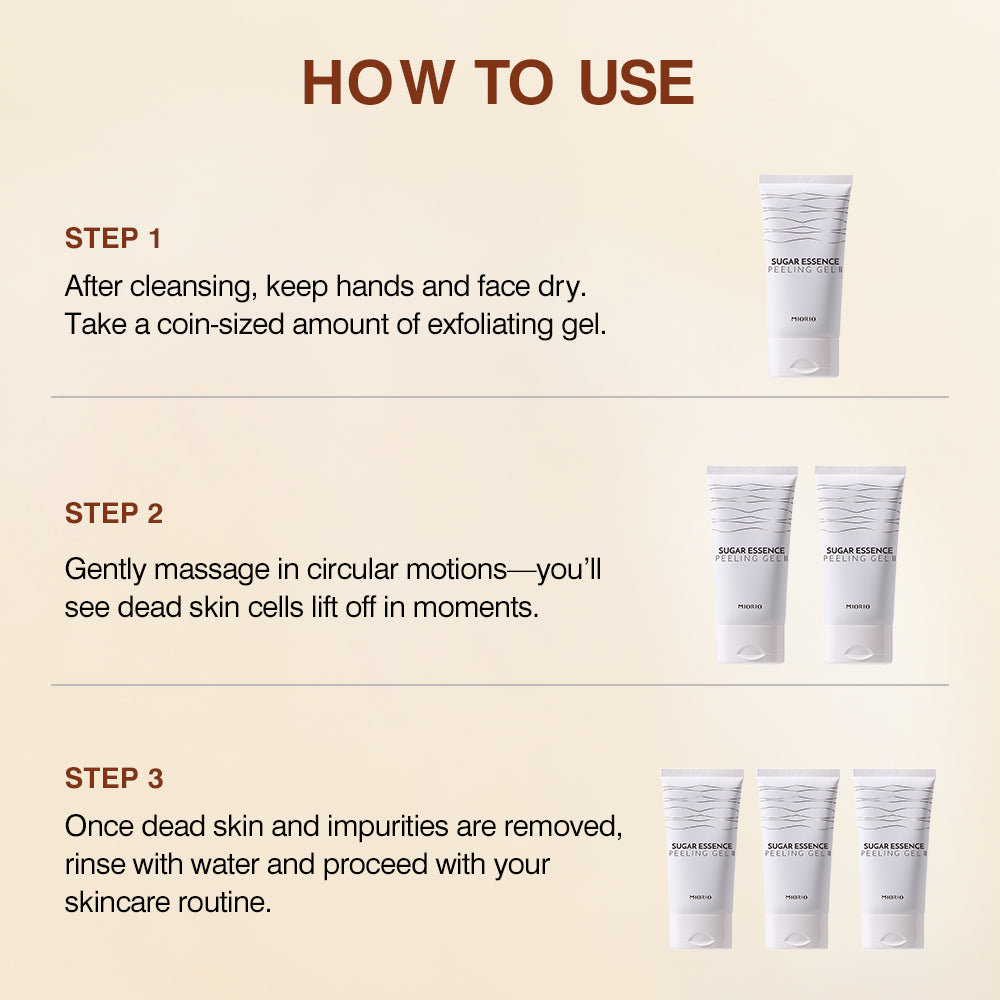 Korean version of Miora exfoliating second-generation